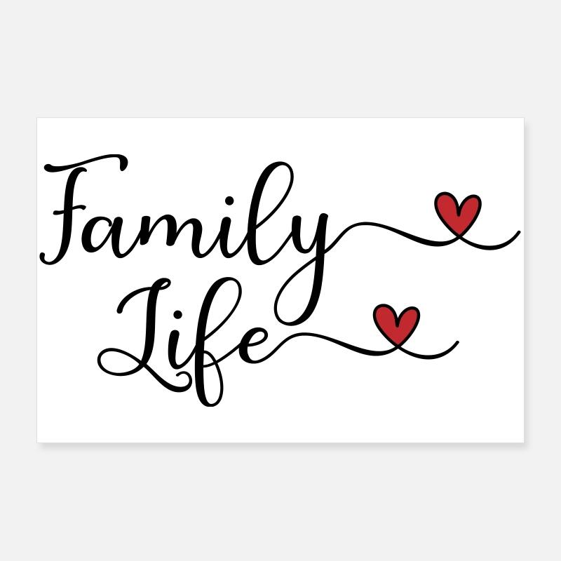 Family Poster 36" x 24" (90x60 cm)