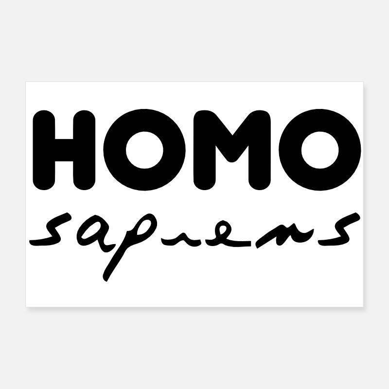 homo sapiens Poster 36" x 24" (90x60 cm)