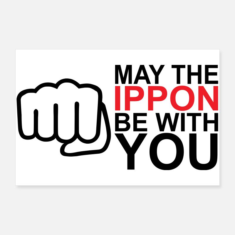 Que l’Ippon soit avec vous 2 Poster 90 x 60 cm