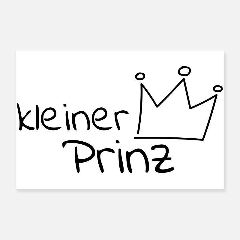 Petit Prince - Poster 90 x 60 cm - blanc