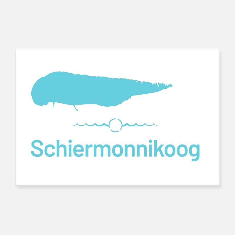 Schiermonnikoog | Carte de conception Poster 90 x 60 cm