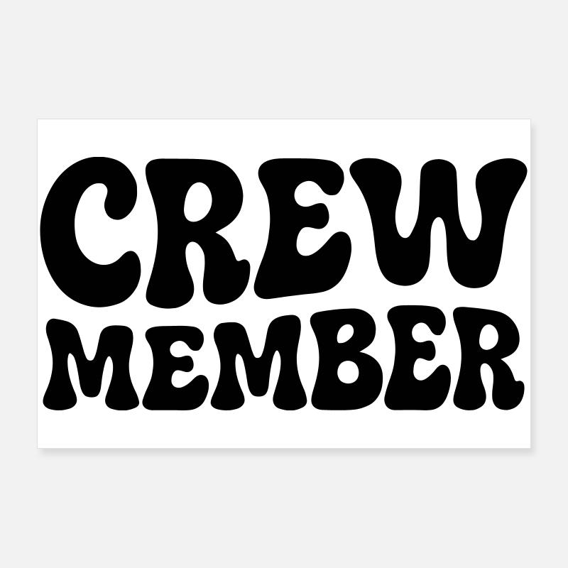 crew member Poster 36" x 24" (90x60 cm)