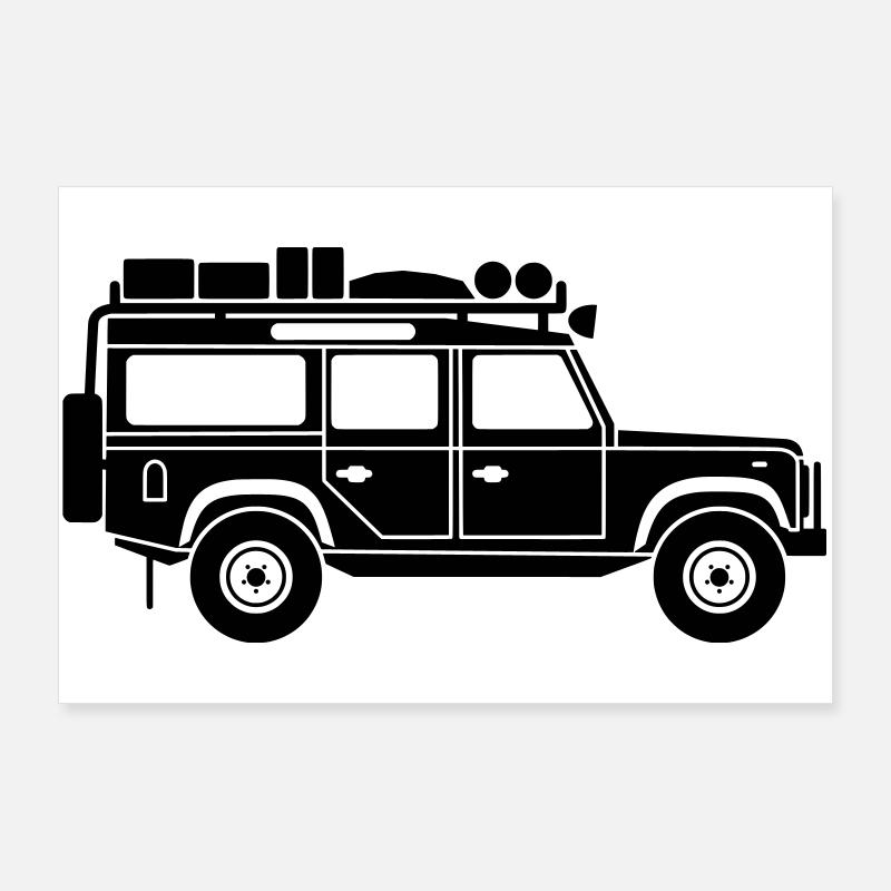 Defender D110 Expedition Poster 90x60 cm