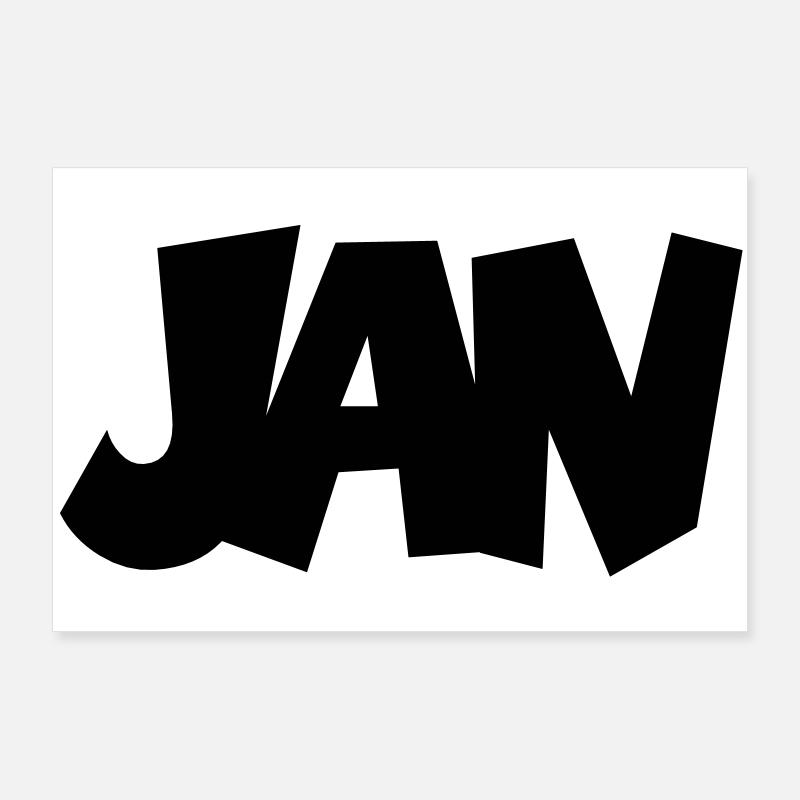 Jan Poster 90x60 cm