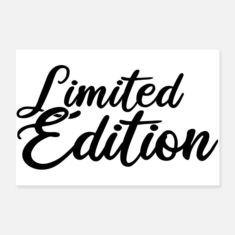 Édition limitée Poster 90 x 60 cm