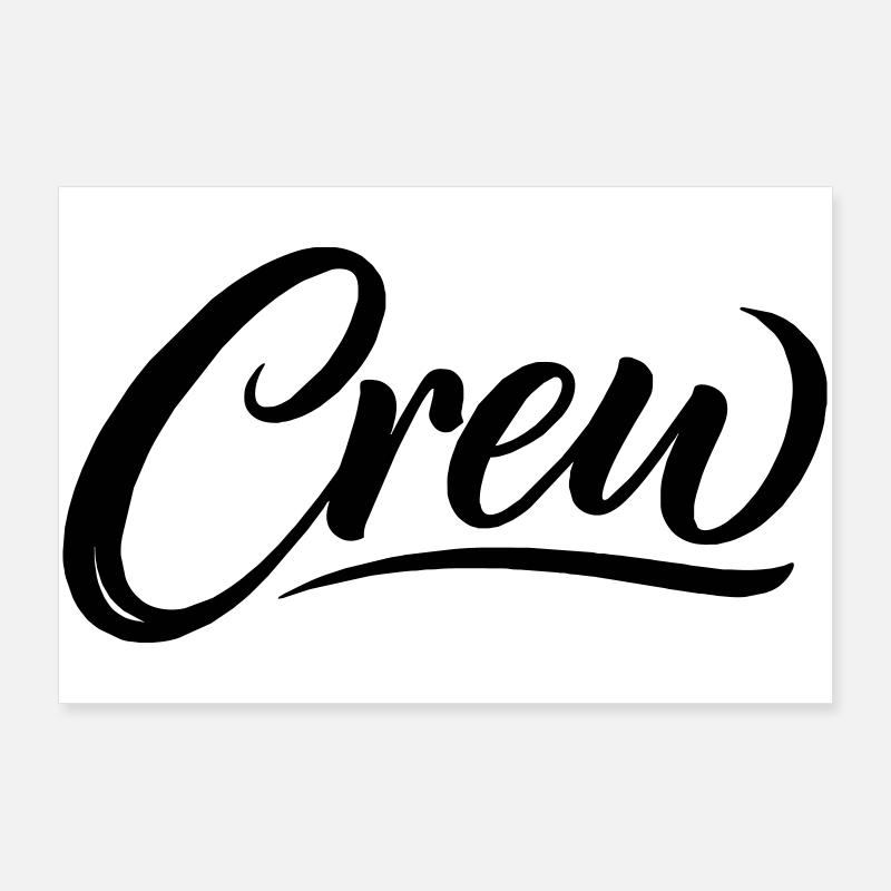crew Poster 36" x 24" (90x60 cm)