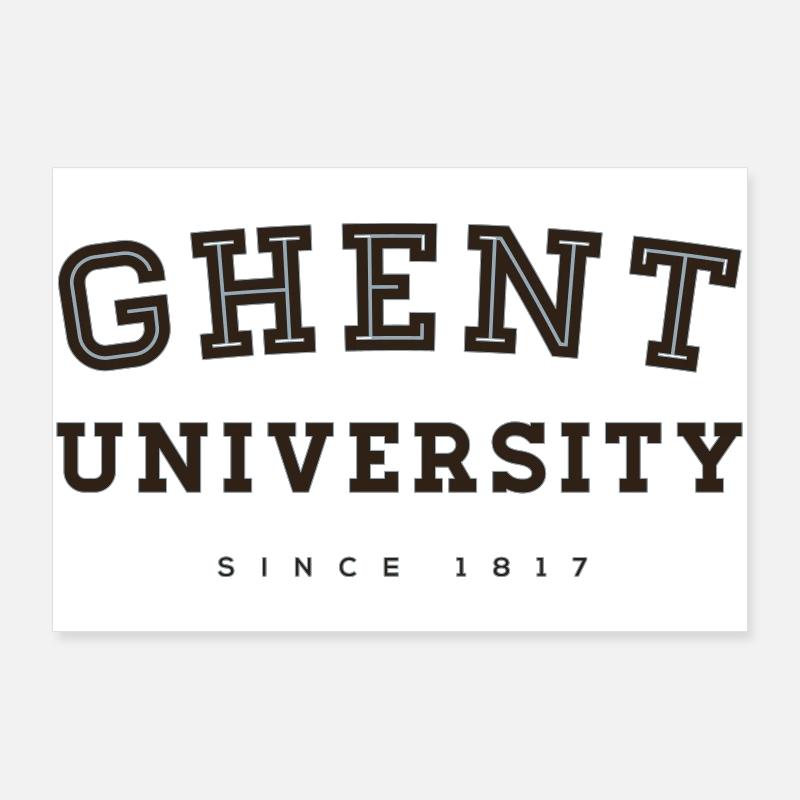 Ghent University Poster 36" x 24" (90x60 cm)