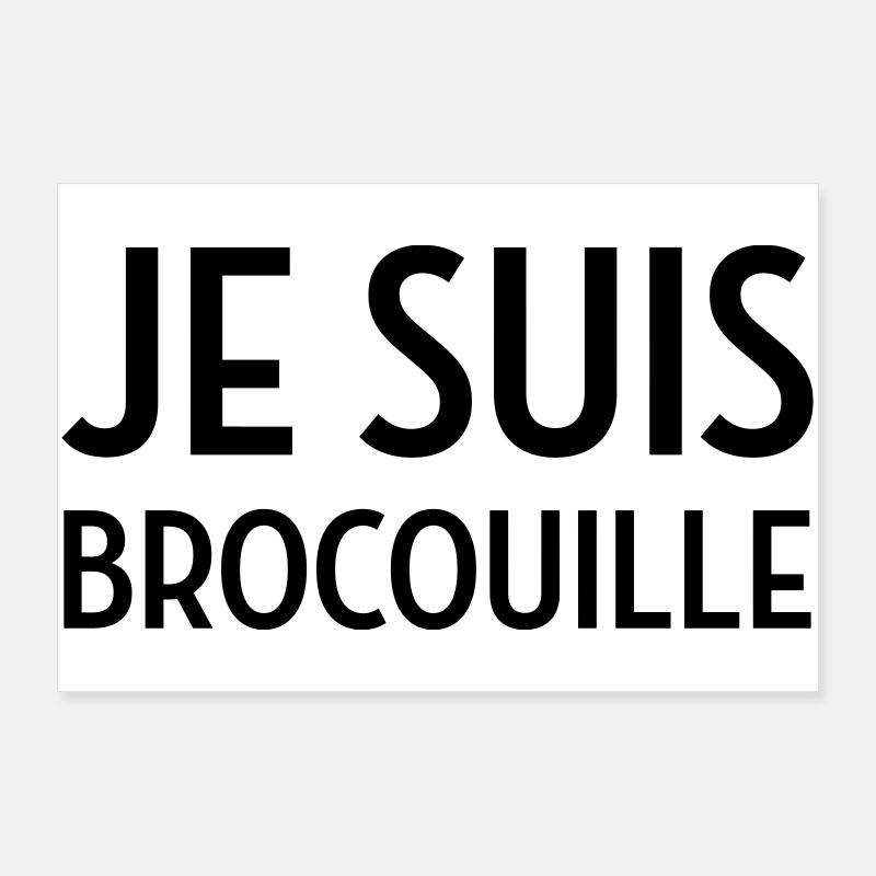 Brocouille / Inconnus / Comique / Humour / Marrant Poster 90 x 60 cm