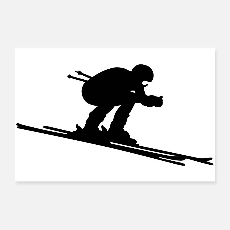 Ski Poster 36" x 24" (90x60 cm)