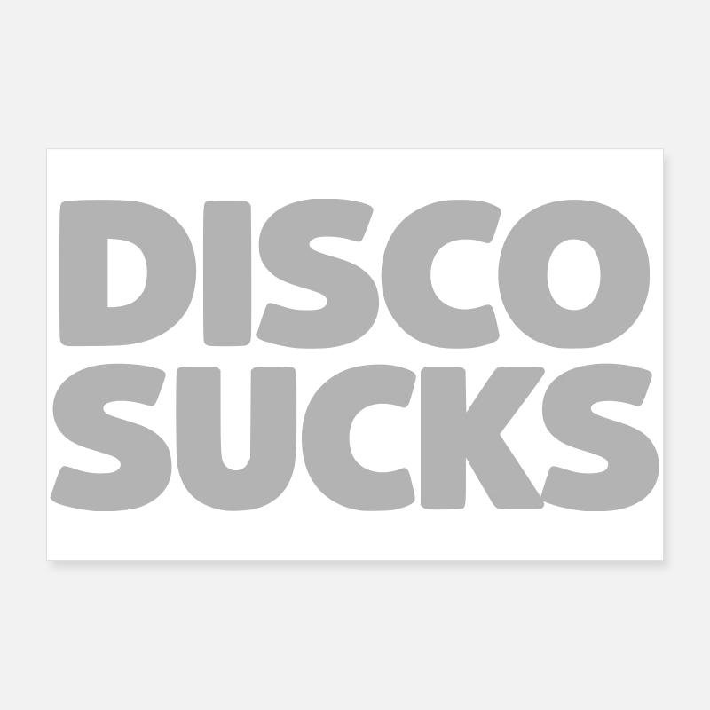 Disco Sucks Poster 36" x 24" (90x60 cm)