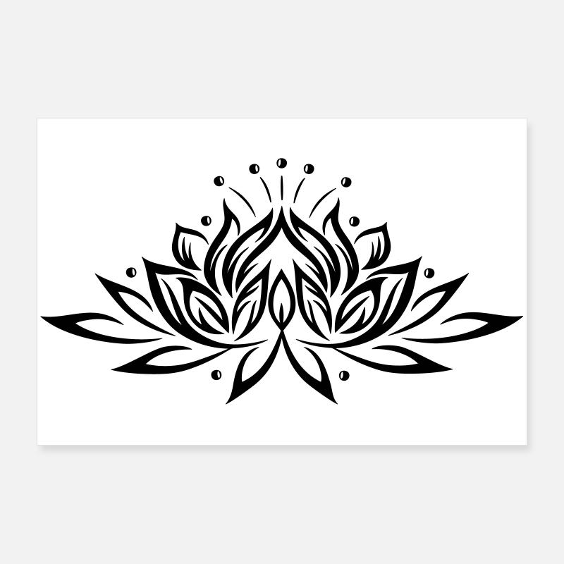 Fleur de Lotus, Lotus Poster 90 x 60 cm