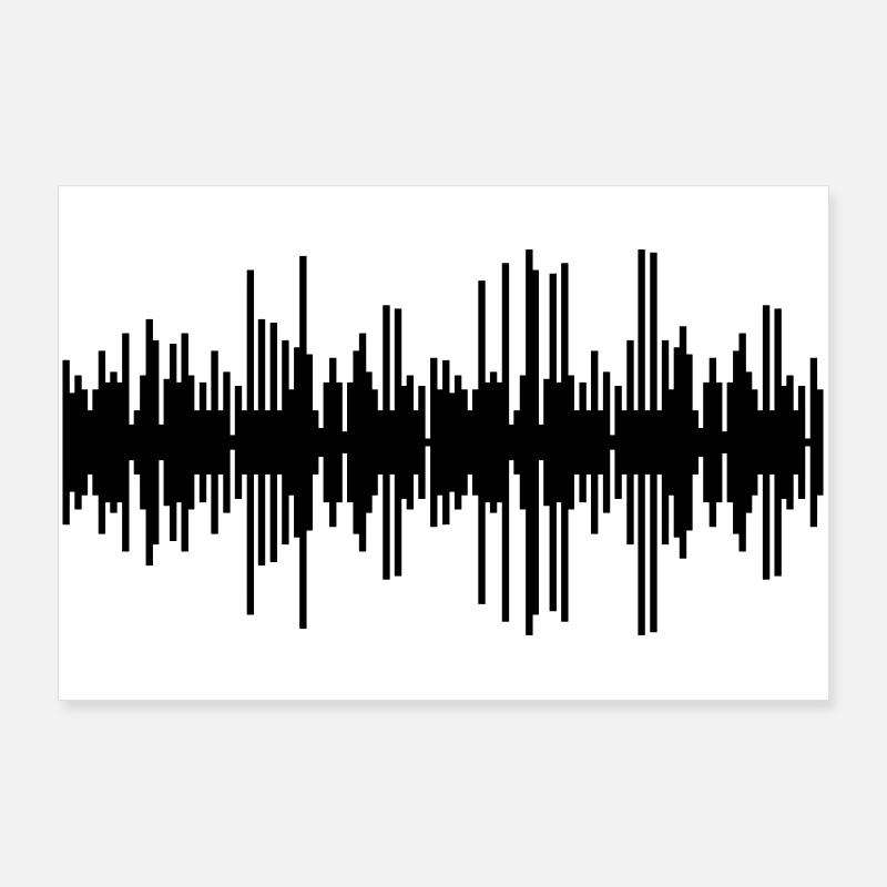 Audio track Poster 36" x 24" (90x60 cm)