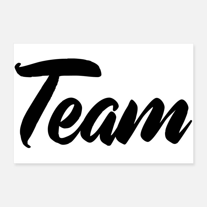team Poster 90x60 cm