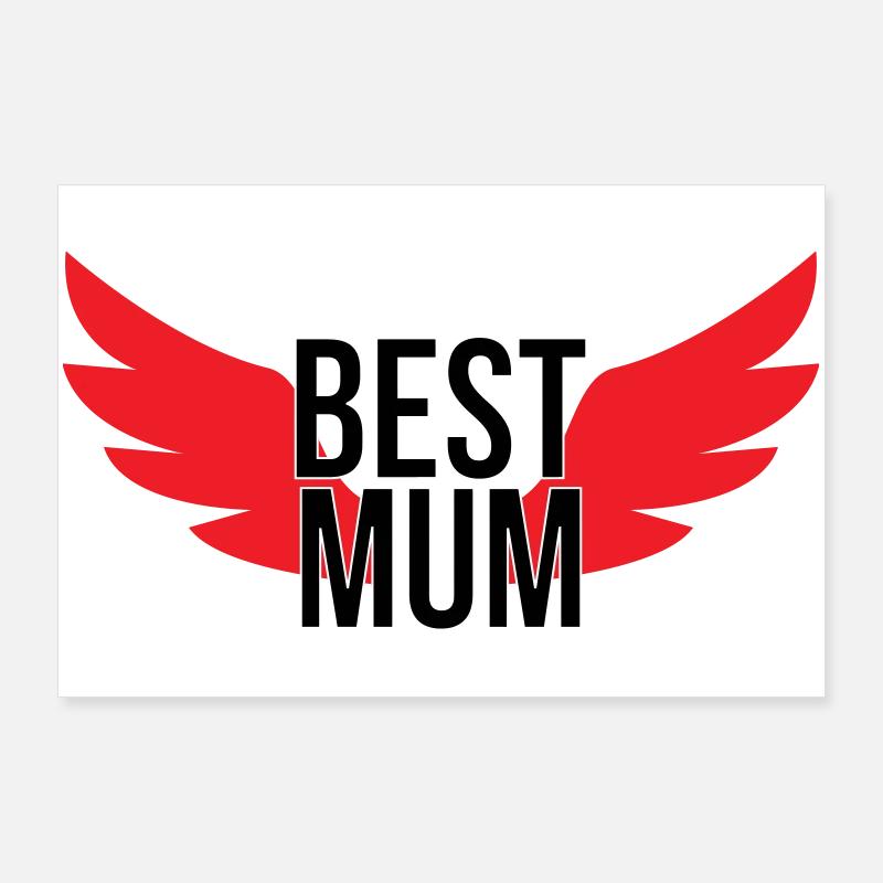 Beste Mama - Muttertag Poster 90x60 cm