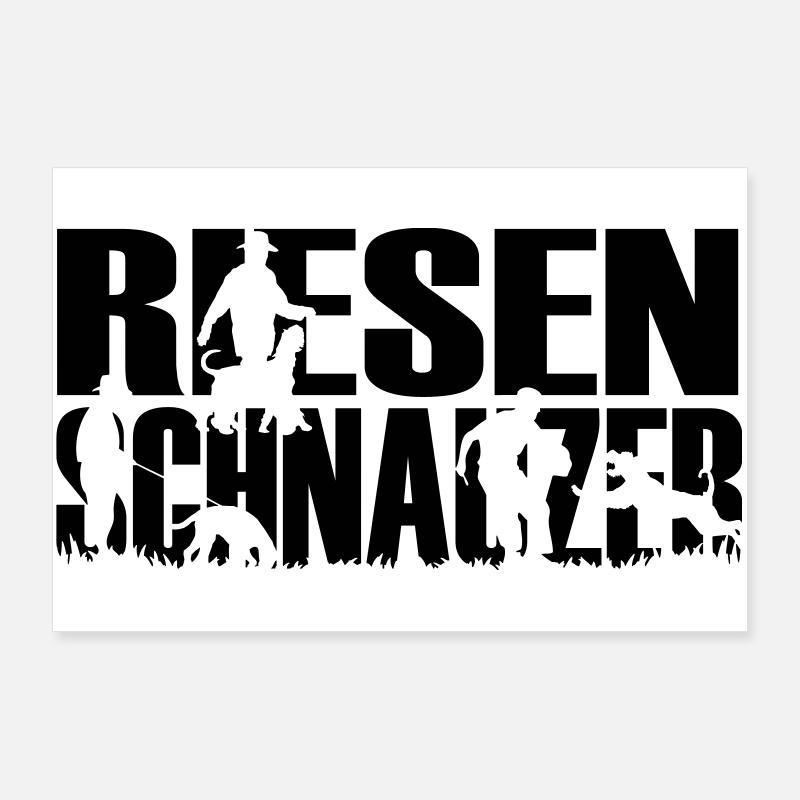 IPO Riesenschnauzer Schutzhund Poster 90x60 cm