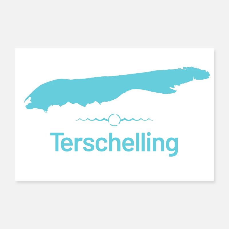 Terschelling | Carte de conception Poster 90 x 60 cm