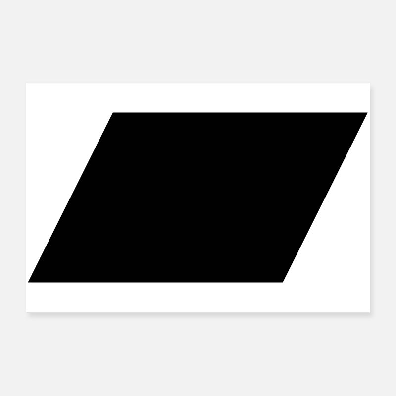 Parallélogramme Poster 90 x 60 cm