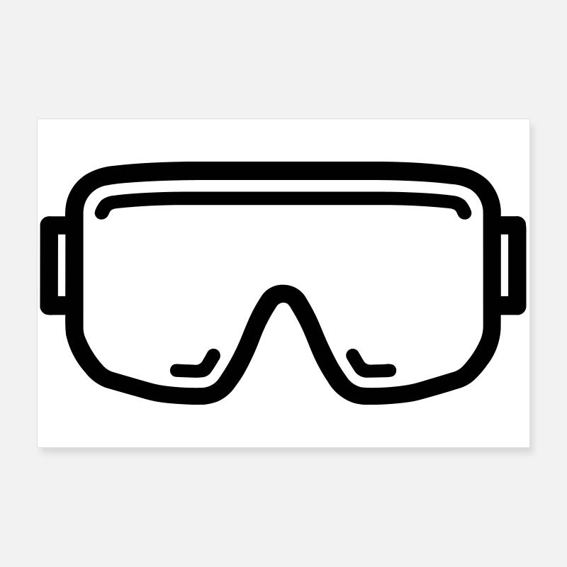lunettes de sécurité Poster 90 x 60 cm
