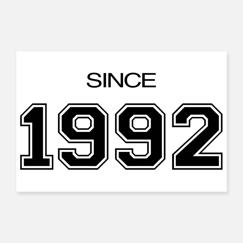 Birthday Gift 1992 Poster 36" x 24" (90x60 cm)