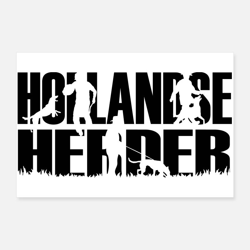 IPO Hollandse Herder Poster 90x60 cm