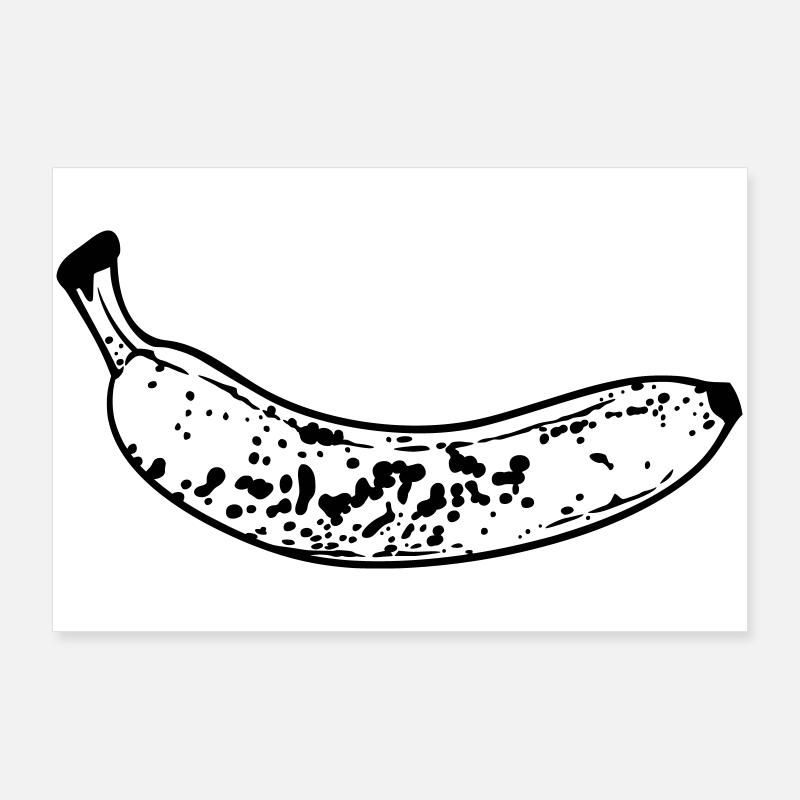 Banane Poster 90x60 cm