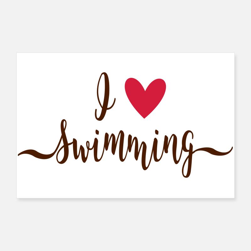 swim Poster 36" x 24" (90x60 cm)