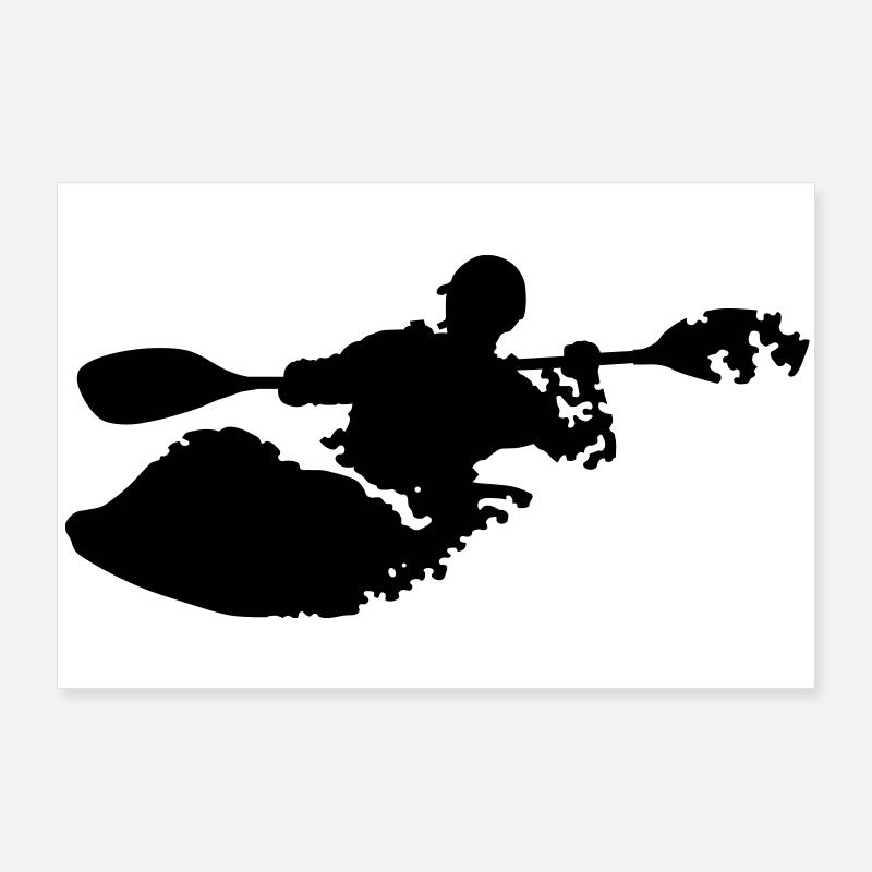 Kayaking Poster 90x60 cm