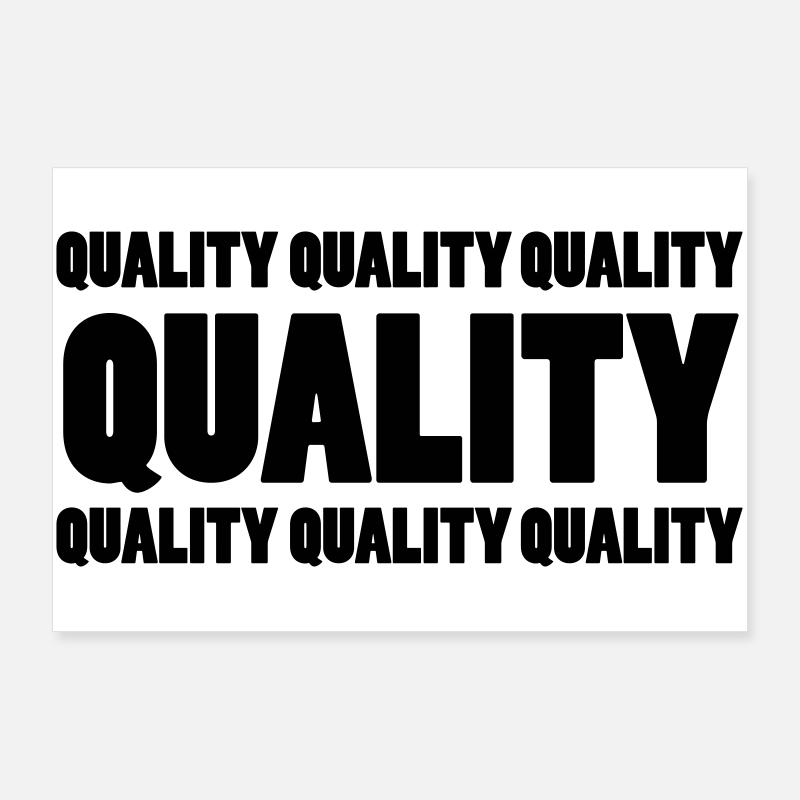 QUALITY Poster 90x60 cm