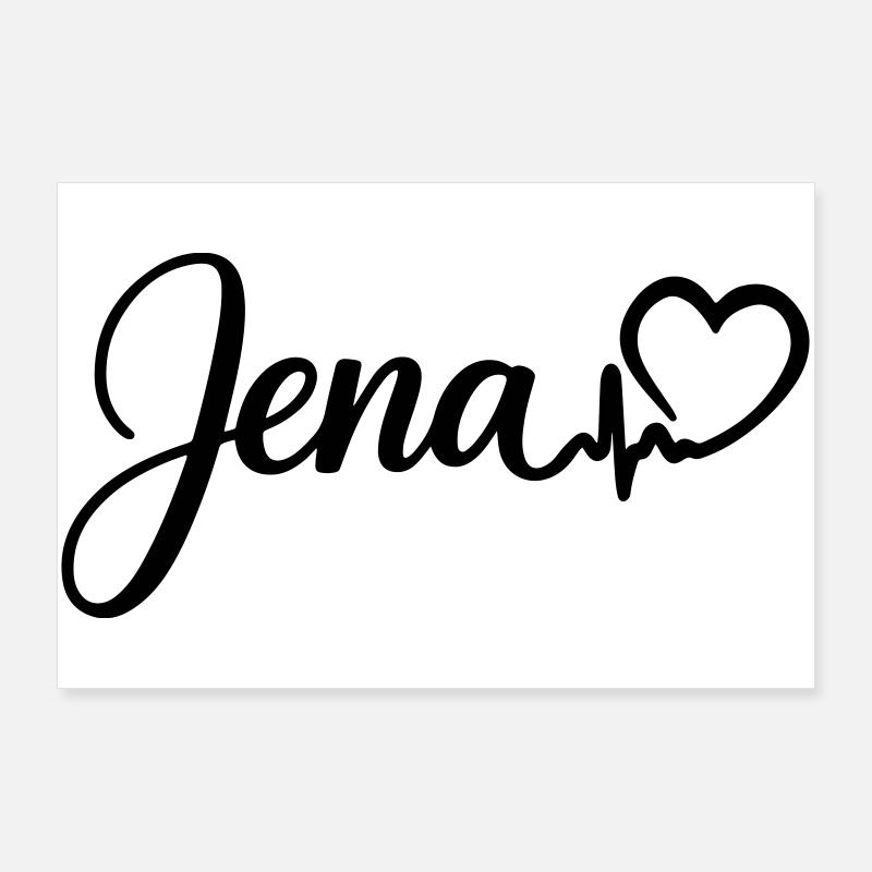 Jena Heartbeat Poster 90 x 60 cm