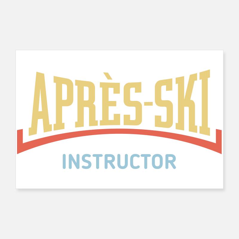 Après-Ski – Moniteur (Concave / Après Ski / 3C) Poster 90 x 60 cm
