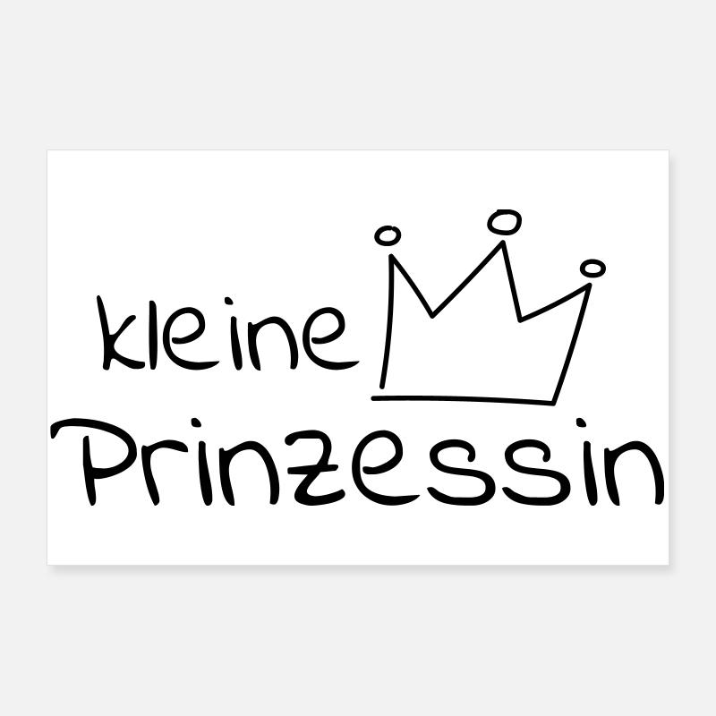 Petite princesse Poster 90 x 60 cm