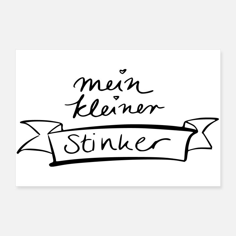 mein kleiner Stinker Poster 90x60 cm