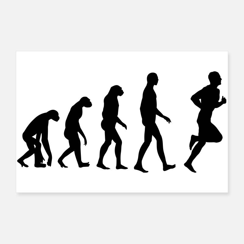 Course à Pied / Running / Jogging / Coureur Poster 90 x 60 cm