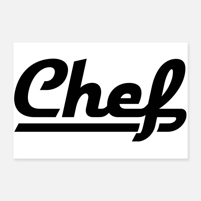 Chef Poster 90x60 cm