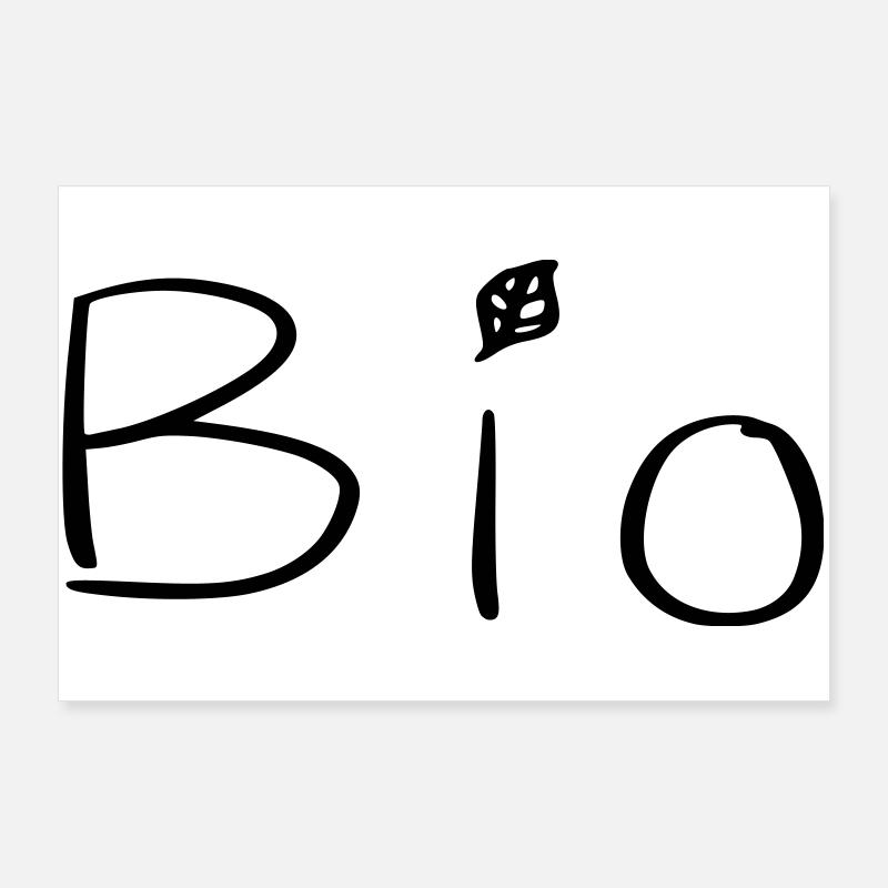Organic - Poster 36" x 24" (90x60 cm) - white