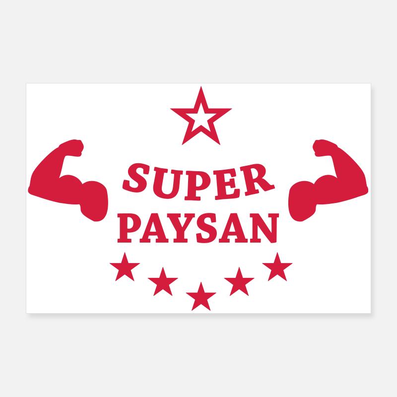 Super Paysan Poster 90 x 60 cm