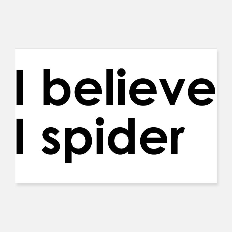 I think I'm crazy - Poster 36" x 24" (90x60 cm) - white