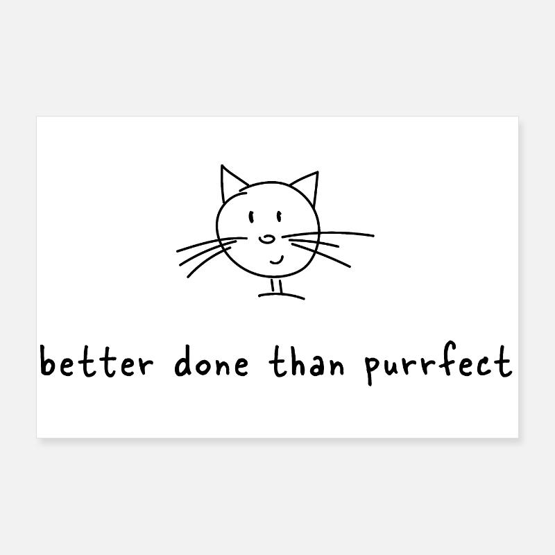 Cat wisdom Poster 36" x 24" (90x60 cm)