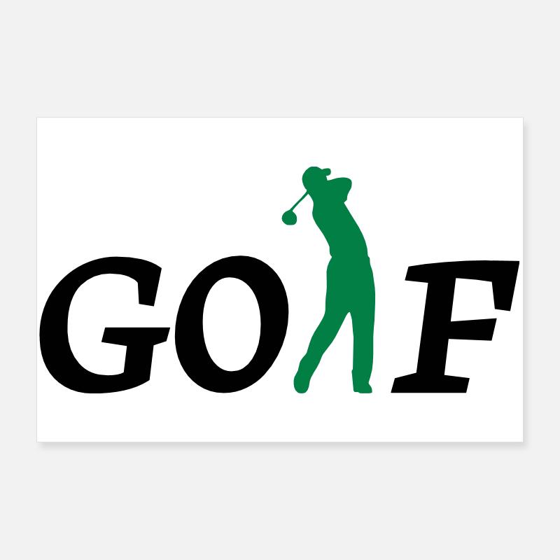 golf Poster 90 x 60 cm