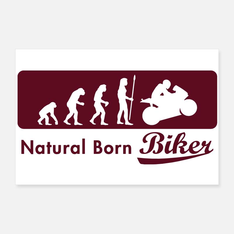 evolution_biker Poster 90 x 60 cm