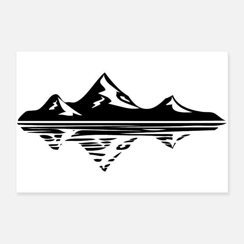 Berg Berge Poster 90x60 cm