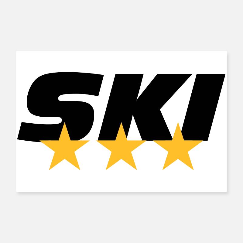 ski Poster 90 x 60 cm