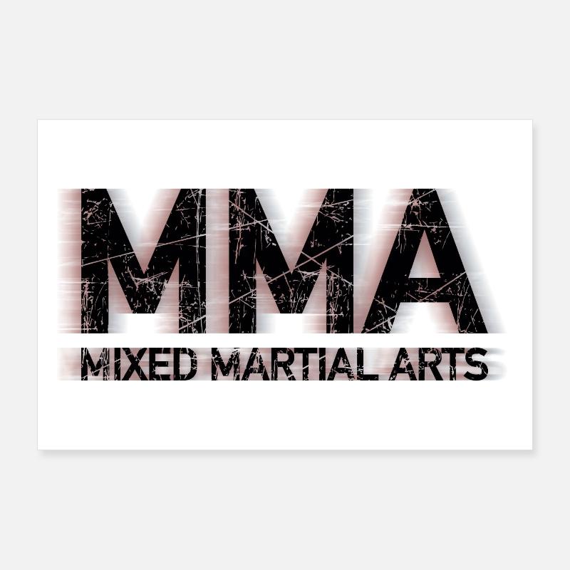 Mixed Martial Arts MMA Poster 36" x 24" (90x60 cm)