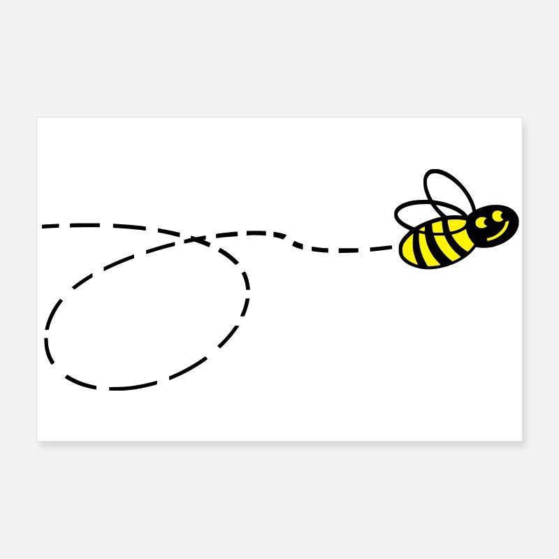 Flotte Biene 2 Poster 90x60 cm