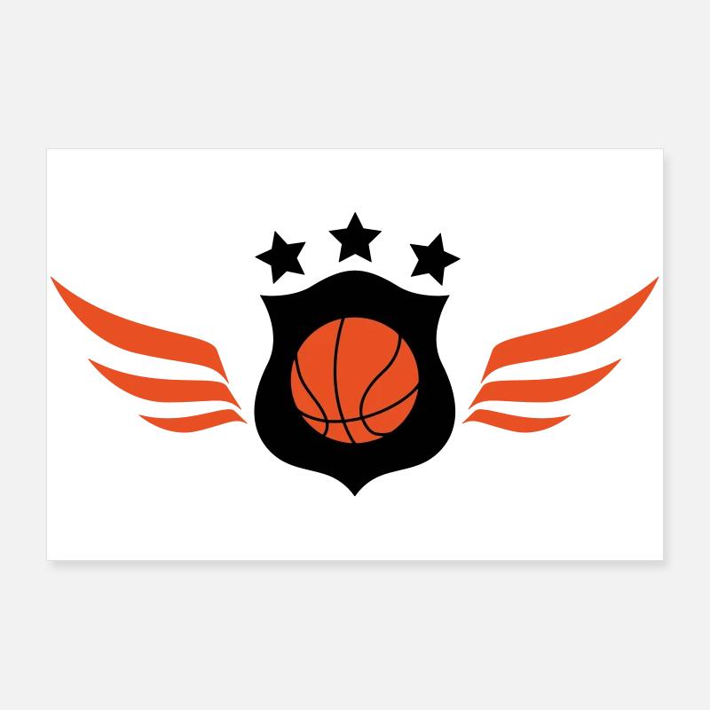Basket forever – terrain dunk compétition sport  Poster 90 x 60 cm