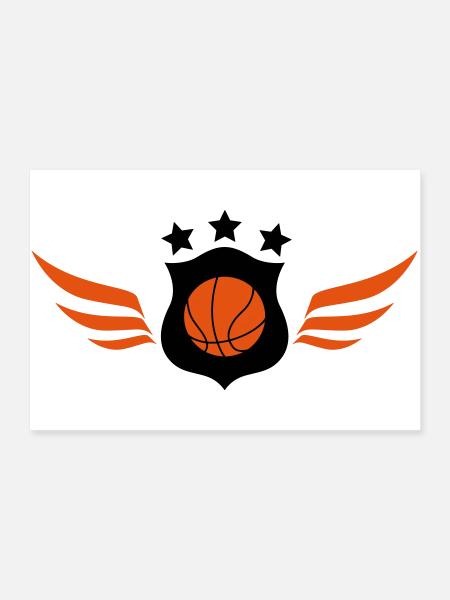 Basketball - Basket Ball - Game - Sport - Player - Poster 36" x 24" (90x60 cm) - white - Front