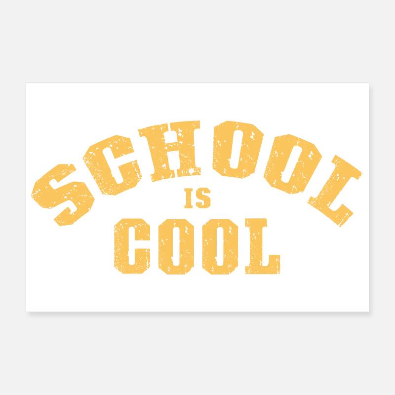 L'école c'est cool Poster 90 x 60 cm