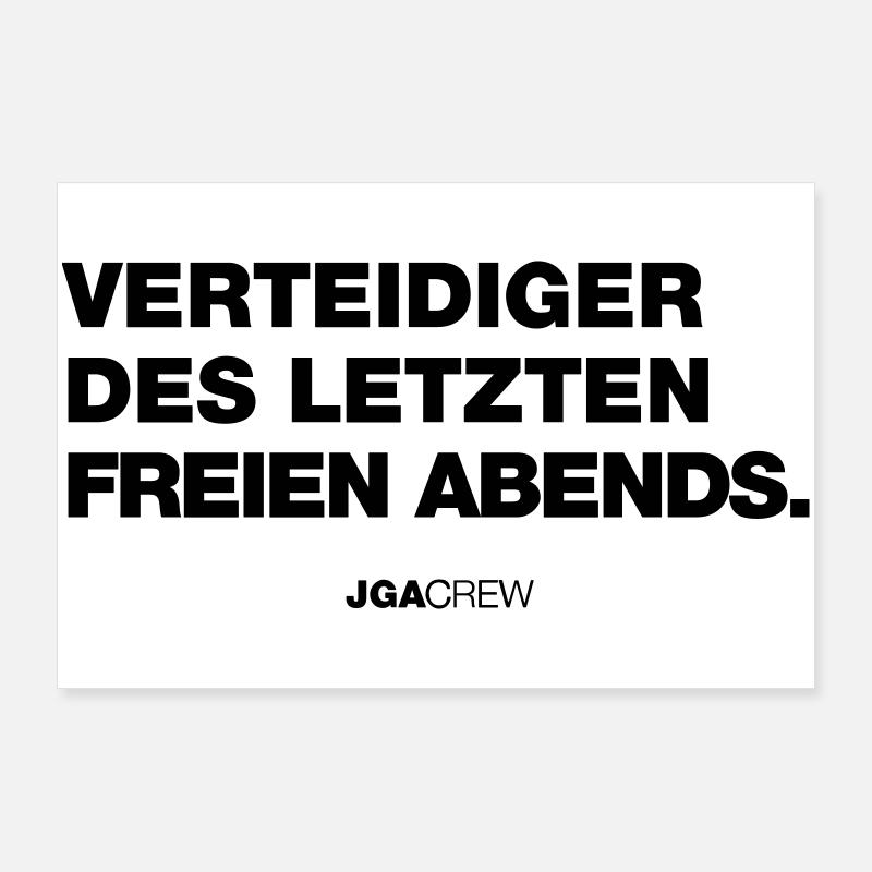 Defender (Bachelor Party) Poster 36" x 24" (90x60 cm)