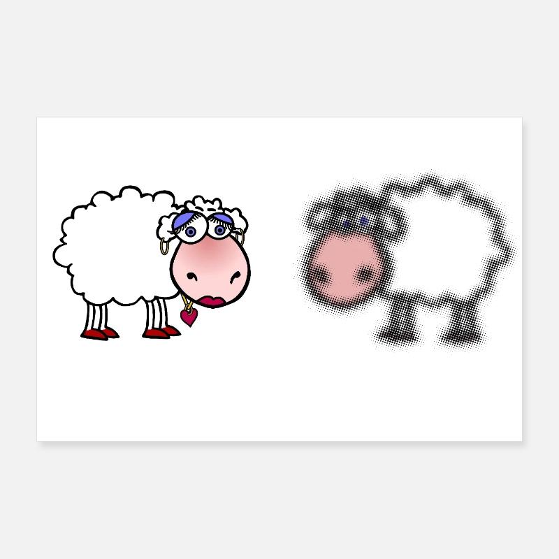 Sheep / Sheep | Pun Poster 36" x 24" (90x60 cm)