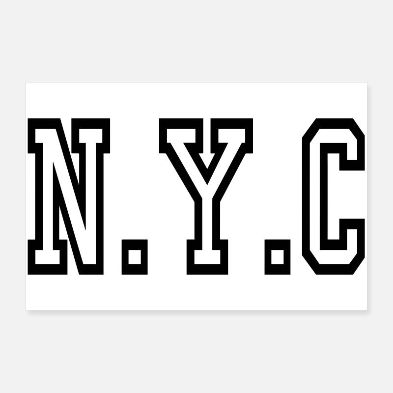 New York - New York (États-Unis) Poster 90 x 60 cm